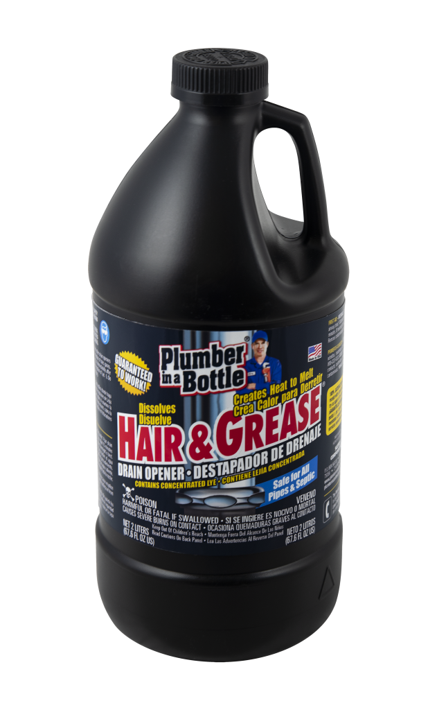 Hair & Grease Drain Opener | Plumber in a Bottle